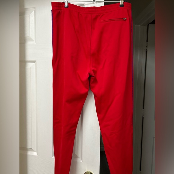 Rag & Bone Naval Track Pant, True Red with Blue Side Stripes – Size L - Picture 11 of 15